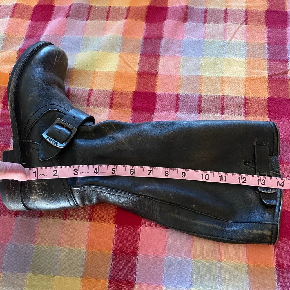 Frye Veronica rugged leather slouch boot 7.5 - Picture 9 of 12